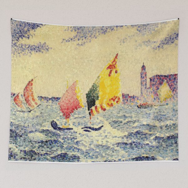 Item preview, Sailboats near chicago designed and sold by NeonCanvasDream.