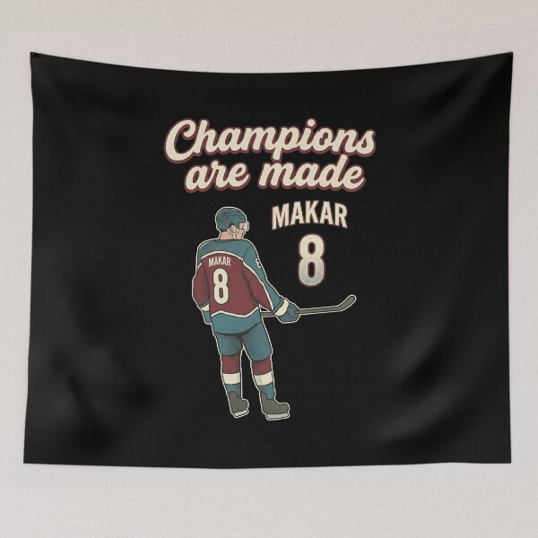 Item preview, Hockey Player Silhouette Number 8 Jersey Fan Art designed and sold by JAMESJOHNLA.