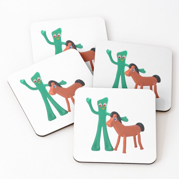 Item preview, gumby and pokey cartoon art designed and sold by Zoedesrosiers.
