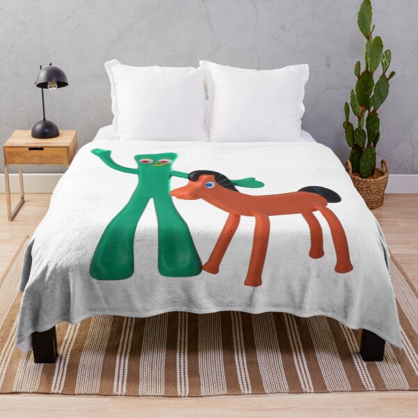 Item preview, gumby and pokey cartoon art designed and sold by Zoedesrosiers.