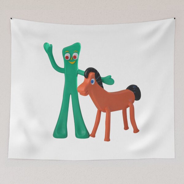 Item preview, gumby and pokey cartoon art designed and sold by Zoedesrosiers.