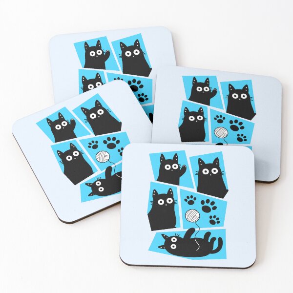Item preview, Midnight Paw Parade designed and sold by DibujandoPorfa.