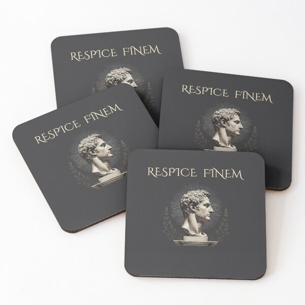 Item preview, Respice Finem – Consider the End Latin Motto, Stoic Philosophical Design designed and sold by semenol.