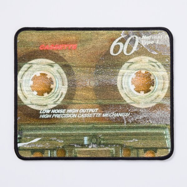 Item preview, Vintage Retro Cassette Tape: Distressed 80s 90s Mixtape Music Print designed and sold by Kat Designs Store.