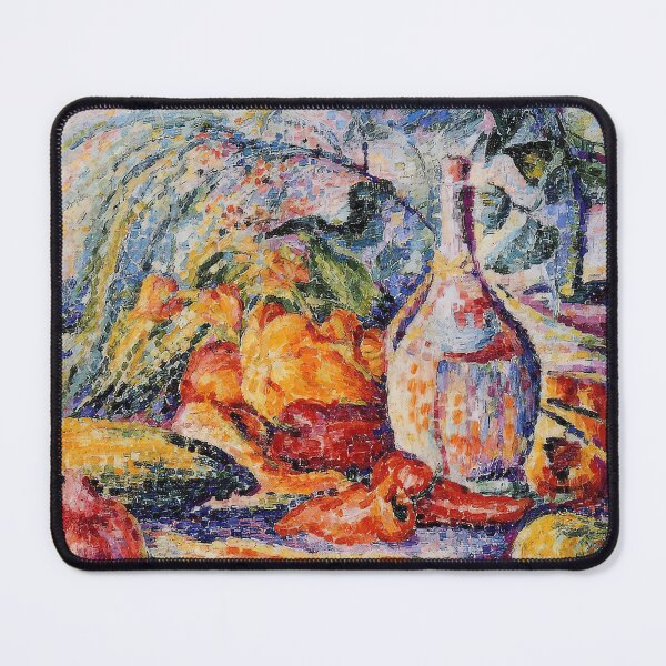 Item preview, Still life with bottle of wine designed and sold by NeonCanvasDream.
