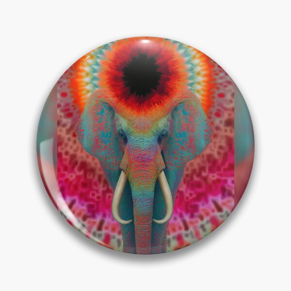 Item preview, The Elephant's Rainbow Mandala designed and sold by MongLongStudio.