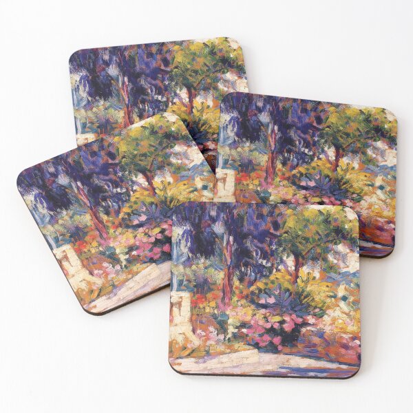 Item preview, The flowered terrace designed and sold by NeonCanvasDream.