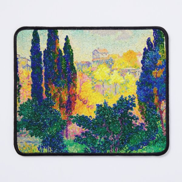 Item preview, The cypresses at cagnes designed and sold by NeonCanvasDream.