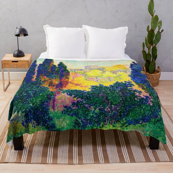 Item preview, The cypresses at cagnes designed and sold by NeonCanvasDream.