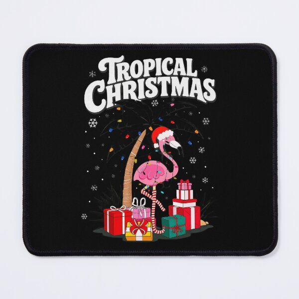 Item preview, Tropical Flamingo Christmas designed and sold by lancelotgrif.