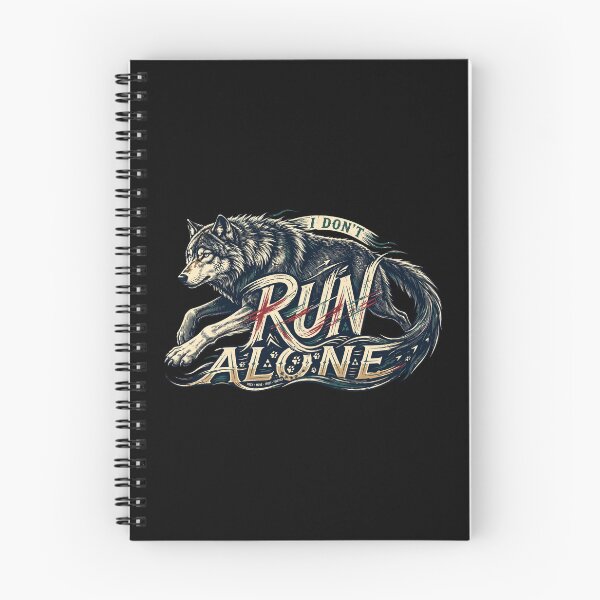 Item preview, I Don’t Run Alone Wolf Design, Wolf Pack Artwork, Wolves Graphic, Wolf Lover Gift, Wolf Pack Shirt, Wildlife Art, Wilderness Design, Wild Wolf Artwork, Nature Lover Gift designed and sold by Typologystudios.