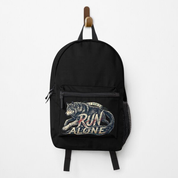 Item preview, I Don’t Run Alone Wolf Design, Wolf Pack Artwork, Wolves Graphic, Wolf Lover Gift, Wolf Pack Shirt, Wildlife Art, Wilderness Design, Wild Wolf Artwork, Nature Lover Gift designed and sold by Typologystudios.