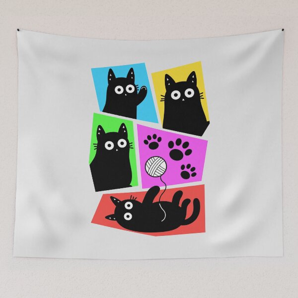 Item preview, Tiny Midnight Paws designed and sold by DibujandoPorfa.