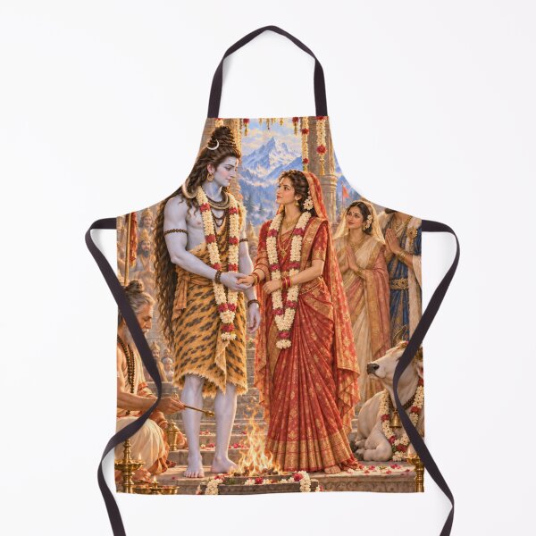 Item preview, Shiva Parvati Wedding | Divine Marriage Art designed and sold by Homyar.