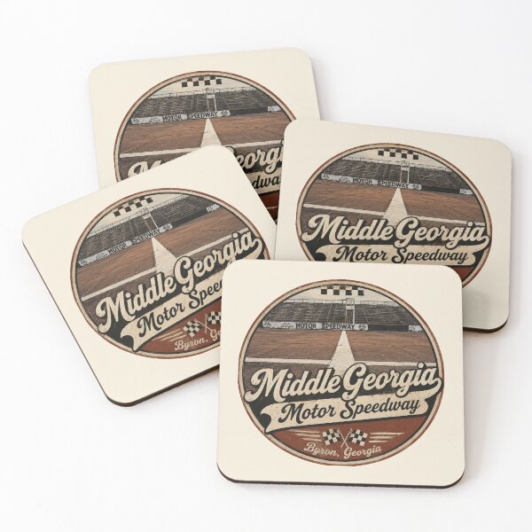 Item preview, Vintage Middle Georgia Motor Speedway Byron GA - Historic Racetrack designed and sold by Apex & Anthem .