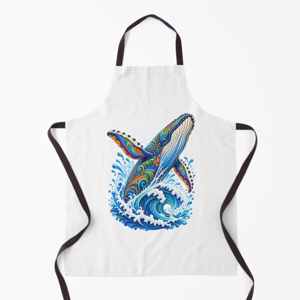 Item preview, Colorful Ornamental Humpback Whale designed and sold by PeanutGalSean.