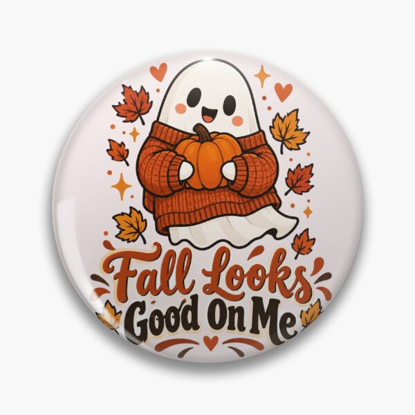 Item preview, Cute Fall Ghost Pumpkin Sweater – Autumn Halloween designed and sold by Sanika arts .