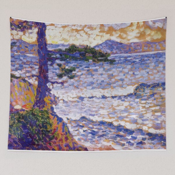 Item preview, The mediterranean coast designed and sold by NeonCanvasDream.