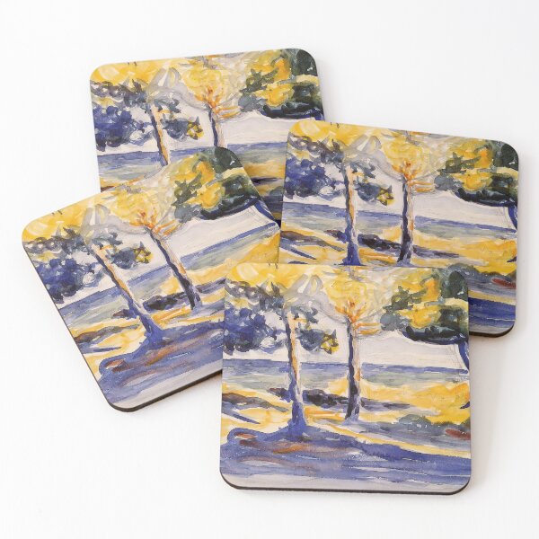 Item preview, Trees by the sea designed and sold by NeonCanvasDream.
