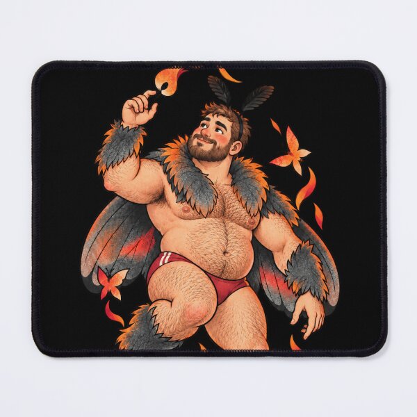 Item preview, Garret the Mothman — Bearded Fantasy Character Art designed and sold by Chub Nation.