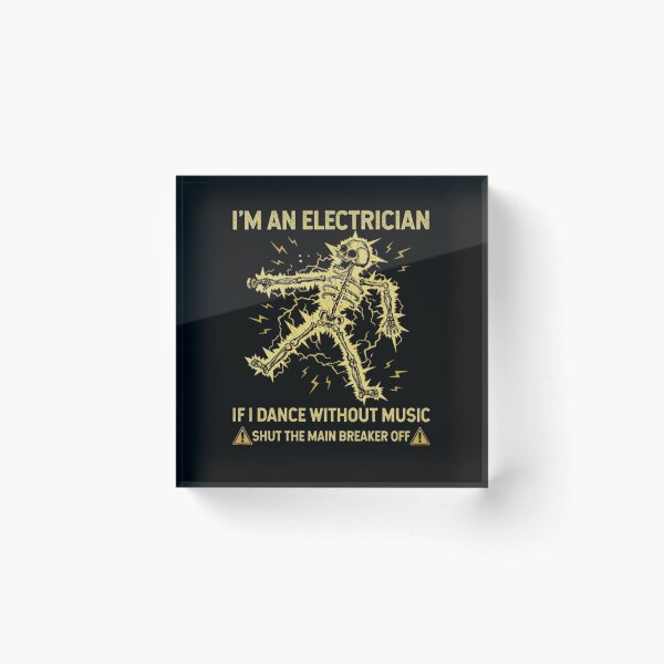 Item preview, Electrician Dance Main Breaker Humor designed and sold by haitrieuic96.