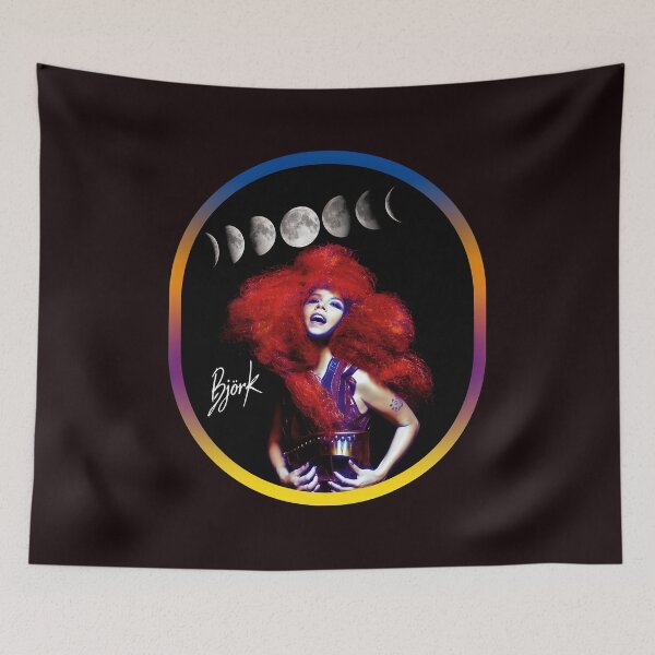 Item preview, Red Haired Icon Moon Phases Art designed and sold by hamid-lew-haven.