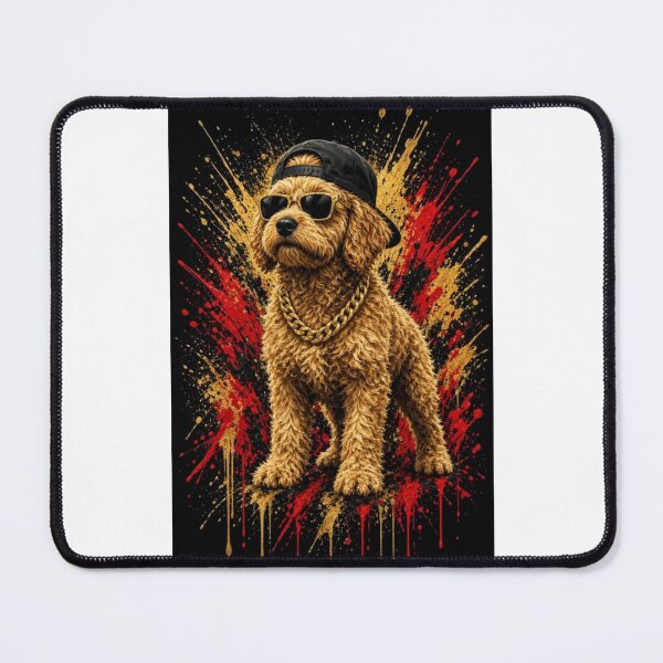 Item preview, Hip Hop Dog – Cool Golden Doodle designed and sold by Greta Lobodzinska.