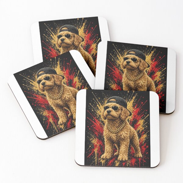 Item preview, Hip Hop Dog – Cool Golden Doodle designed and sold by Greta Lobodzinska.