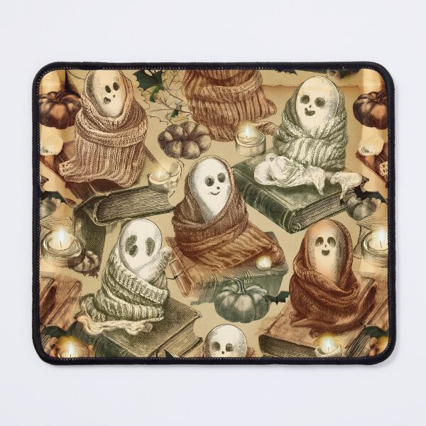 Item preview, Vintage Cozy Ghosts and Books designed and sold by AlyssasCreativeBoutique.