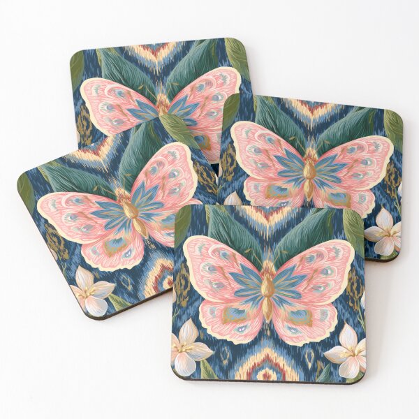 Item preview, Pink butterflies and Jasmine Flowers - Elegant Vintage Aesthetic designed and sold by scicilysimonee.