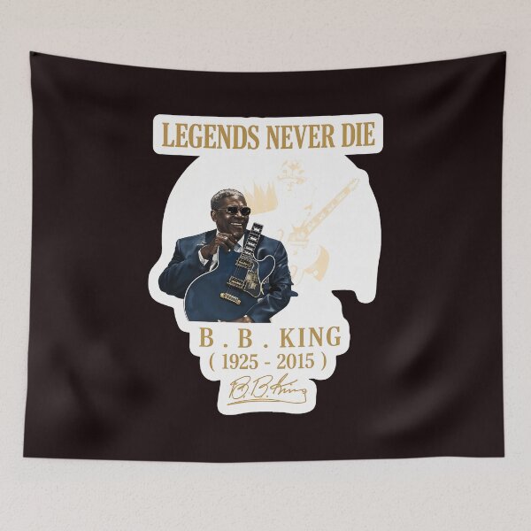 Item preview, BB King Legends Never Die Music Icon Tribute designed and sold by hamid-lew-haven.