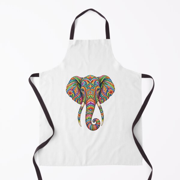 Item preview, Colorful Ornamental Elephant designed and sold by PeanutGalSean.