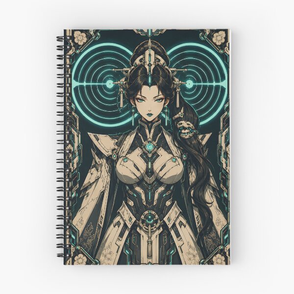 Item preview, Empress Futakuchi-onna of the Double Sign – Mecha Yokai Anime designed and sold by Apocalyptic Art Studio.