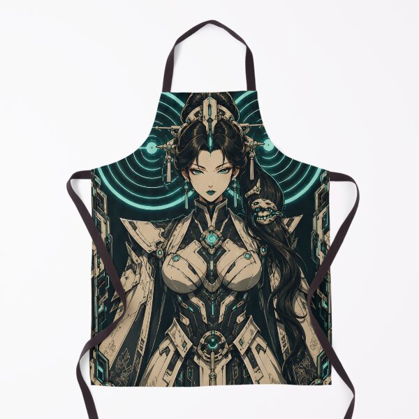 Item preview, Empress Futakuchi-onna of the Double Sign – Mecha Yokai Anime designed and sold by Apocalyptic Art Studio.