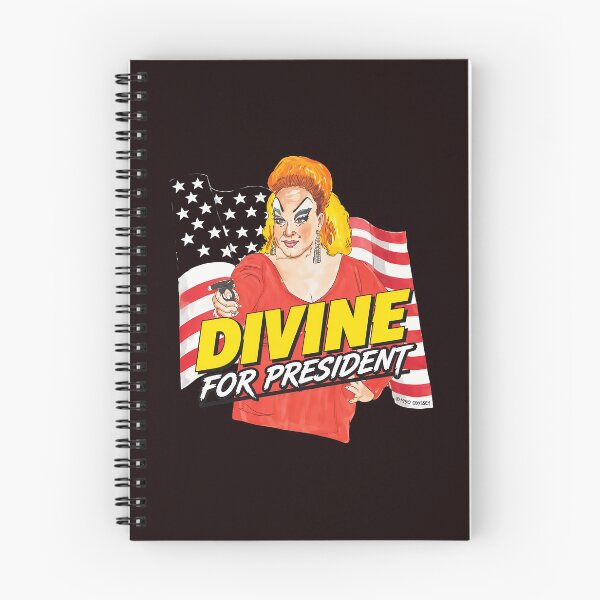 Item preview, Divine For President Retro Flag  designed and sold by hamid-lew-haven.