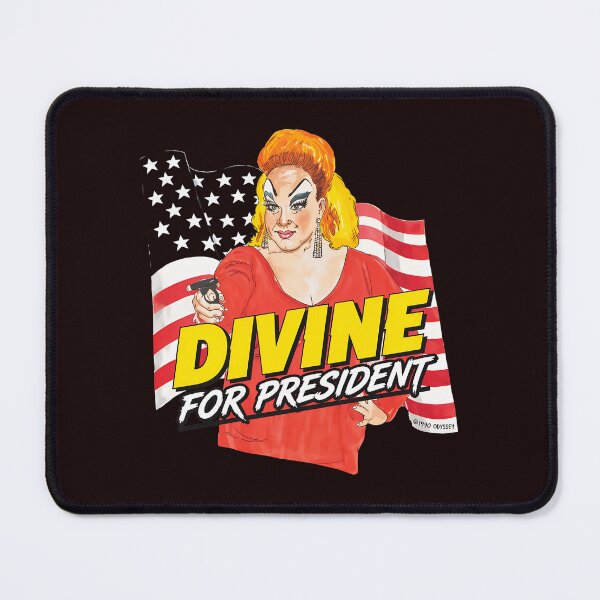 Item preview, Divine For President Retro Flag designed and sold by hamid-lew-haven.