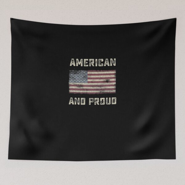 Item preview, Patriotic Distressed American Flag Proud Vibe designed and sold by PerryPerales.