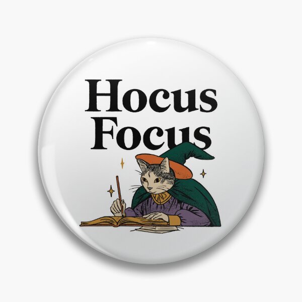 Item preview, Hocus Focus Witch Cat designed and sold by GrooveAndGlow.