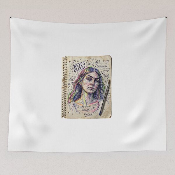 Item preview,  Weyes blood music album cover art typography designed and sold by ARTeez⭐️⭐️⭐️⭐️⭐️.