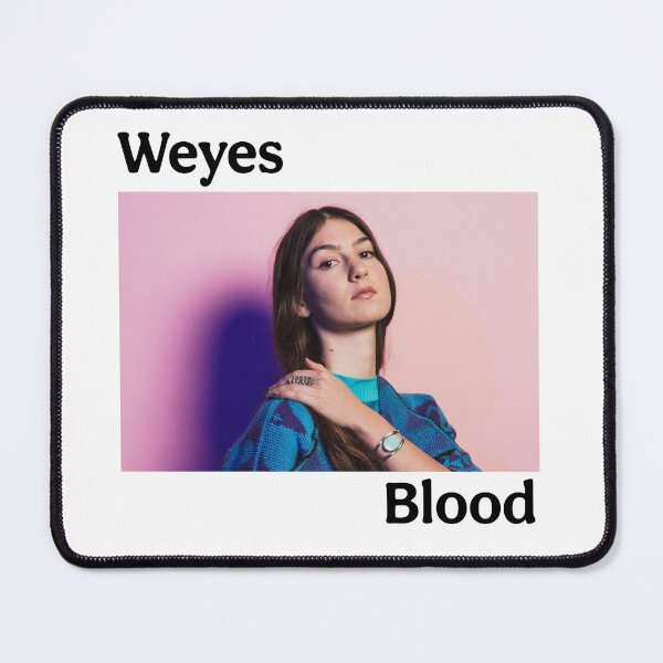 Item preview, Weyes blood music album cover art typography designed and sold by ARTeez⭐️⭐️⭐️⭐️⭐️.