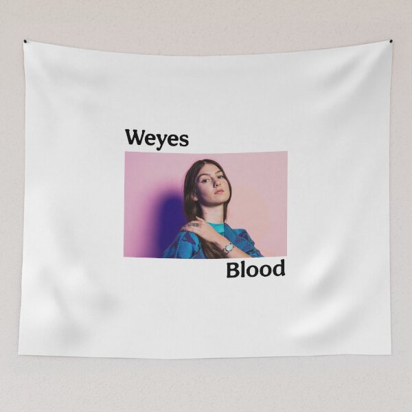 Item preview, Weyes blood music album cover art typography designed and sold by ARTeez⭐️⭐️⭐️⭐️⭐️.