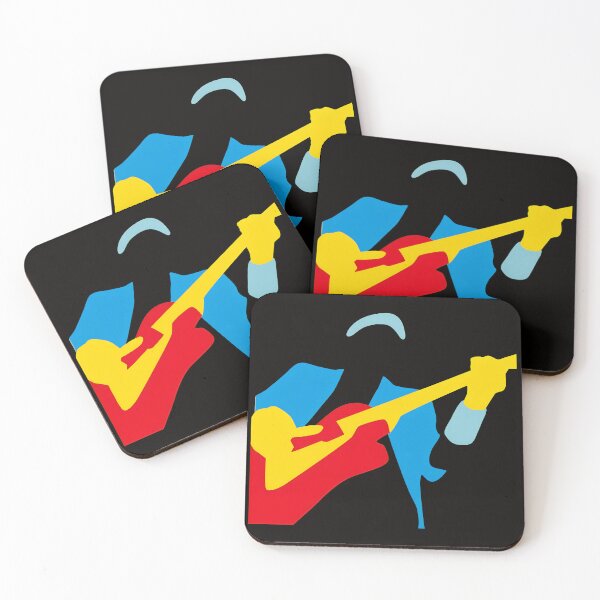 Item preview, Abstract Guitar Player Pop Art  designed and sold by farris-emel-art.