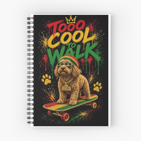Item preview, Too Cool To Walk – Rasta Dog Reggae designed and sold by Greta Lobodzinska.