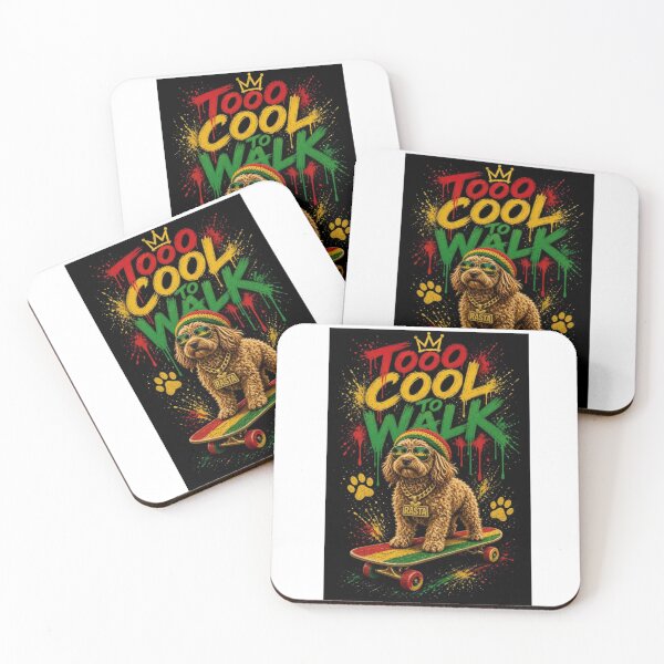 Item preview, Too Cool To Walk – Rasta Dog Reggae designed and sold by Greta Lobodzinska.