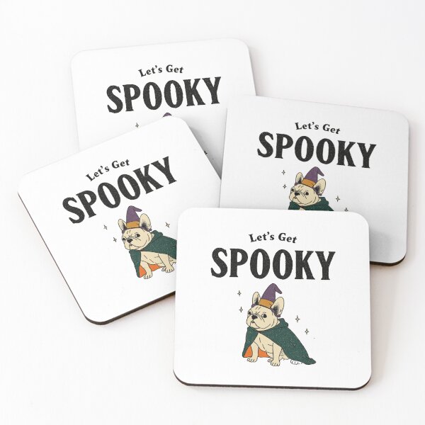 Item preview, Let's Get Spooky Frenchie designed and sold by GrooveAndGlow.