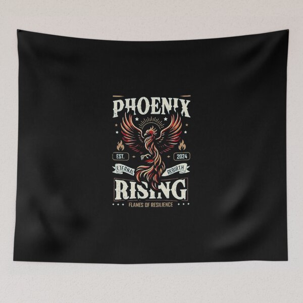 Item preview, Phoenix Rising Flames Of Resilience Eternal Rebirth designed and sold by PerryPerales.