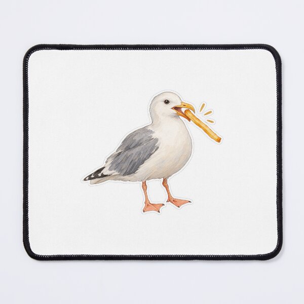 Item preview, Seagull eating french fry designed and sold by Jadedoodle.
