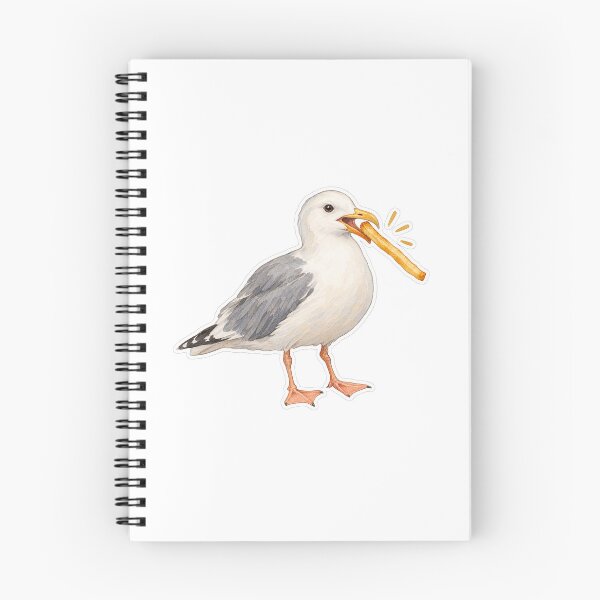 Item preview, Seagull eating french fry  designed and sold by Jadedoodle.