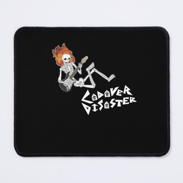 Item preview, Cadaver Disaster Skeleton Playing Guitar Fire designed and sold by AgricanLemelin.