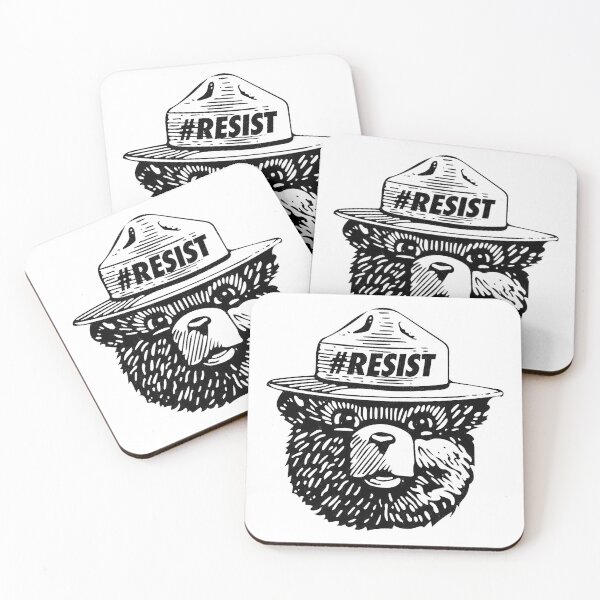 Item preview, Funny Resist Bear Hat Political Statement designed and sold by weitzmanronald.